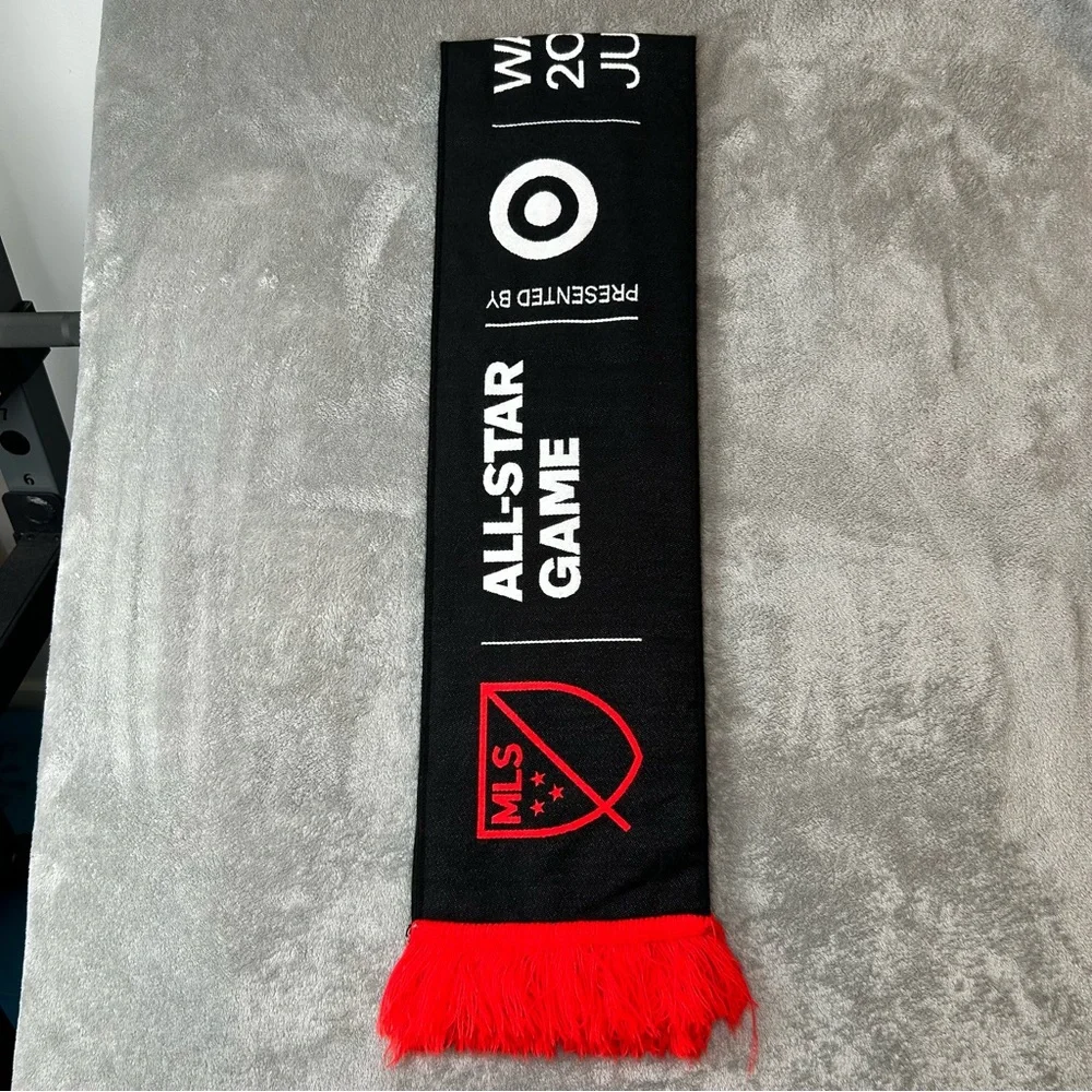 DC 2023 MLS All Star Game MLS vs Arsenal FC Gunners‎ Scarf Color Black & Red